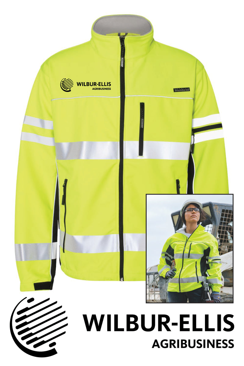 Wilbur-Ellis Unisex Safety Softshell Jacket - JS137